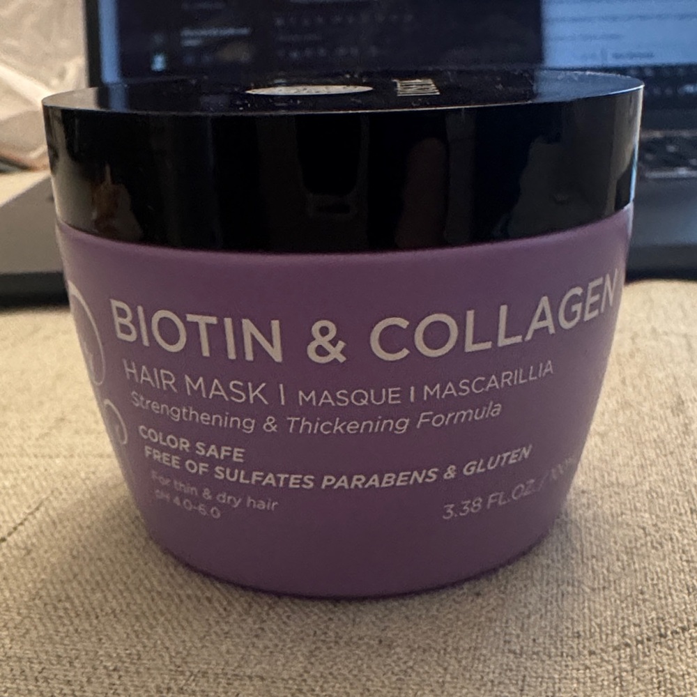 Biotin & Collagen Strengthening Hair Mask - Purple